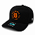 Boné Blck Aba Curvada Strapback Ajustável Unissex Preto - Imagem 3