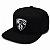 Boné Mitchell & Ness Brooklyn Nets NBA Aba Reta Snapback Preto Unissex - Imagem 1