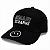 Boné Armani Exchange AX Aba Curvada Snapback Preto Unissex - Imagem 1