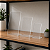 Painel de Acrílico Porta Retrato Transparente Vertical P M G - Imagem 2