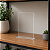 Display de Mesa em T Acrílico Transparente Dupla Face A5 15,5x21 cm - Imagem 2