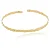 Colar Choker Aro Rigido Folheado Ouro 18k - Imagem 1