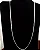 Corrente Masculina 2mm 60cm Folheado a Prata 1000 - Imagem 2