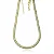 Colar Choker Malha Serpente banhado Ouro 18K - Imagem 1