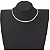 Colar Choker Malha Serpente banhado Ouro 18K - Imagem 2