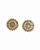 Conjunto Mandala Cravejada e Colar Trama Trabalhada Banhado a Ouro 18k - Imagem 2