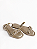 Rasteira adulto dourada strass - Imagem 2