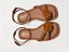 Rasteira Addan cappucino com pedra - Imagem 1