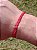 Pulseira Macrame Vermelha Regulável Fio de Seda Proteção Contra Inveja e Mau Olhado - Imagem 3