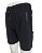Shorts Tactel Preto Liso Tecido Macio - Imagem 2