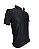 Camisa Polo Lisa Malha Chinesa Preta Esporte - Imagem 3