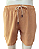 Shorts Linho Areia Masculino Confortável - Imagem 1