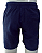 Shorts Linho Azul Masculino Confortável - Imagem 3