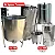 Kit Premium - Centrifuga Elétrica 32/12 Quadros +Derretedor de Cera 40 Quadros + Mesa Desoperculadora 32 Quadros + Decantador 300 KG Inox + Prensa 25 Litros em Inox - Imagem 1
