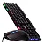 Kit Teclado E Mouse Gamer Semi Mecânico Led Rgb Usb Para Pc Cor do teclado Preto Kit Teclado E Mouse Gamer Semi Mecânico Led Rgb Usb Para Pc Cor do teclado PretoKit Teclado E Mouse Gamer Semi Mecânico Led Rgb - Imagem 5