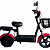 Bicicleta Elétrica Scooter Vermelha 500w 48v Bateria De Lítio - Imagem 1