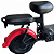 Bicicleta Elétrica Scooter Vermelha 500w 48v Bateria De Lítio - Imagem 2