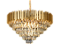 LUSTRE DOURADO COM CRISTAIS - Imagem 1