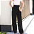 Calça alfaiataria feminina pantalona com pregas - Imagem 2