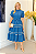 Vestido babado azul - Imagem 1