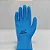 Luva De Segurança Nitrílica Azul Sem Forro Antialérgica Volk - Imagem 4