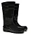 Bota Pvc Preta Longa Bracol Ca 37455 Sem Bico - Imagem 1