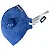 Máscara Descartável Dobrável Azul PFF2 Com Válvula KSN CA 10578 - Imagem 1