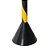 Pedestal Zebrado De Sinalização Preto e Amarelo 90cm - Imagem 2
