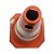 Kit 10 Cones De Sinalização Trânsito PVC 75cm Laranja e Branco - Plastcor - Imagem 4
