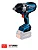 Chave De Impacto 18v Bosch Gds18v-1050h 3/4 60hz Sem Bateria E Sem Carregador Azul - Imagem 4