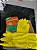 Kit 5 Prs Luvas Látex Multiuso Limpeza Amarela Medix/mblife - Imagem 3