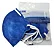 Respirador Ksn Azul Pff2 Máscara N95 Epi Ca 8357 Kit 100 Un - Imagem 1