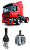 Válvula do maneco de freio de mão Scania 124, 114, P94, R164 - Imagem 1