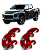 Jumelo Conforto 2 Unidades Lift 2" para Mitsubishi L200 - Imagem 1