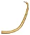 Colar Corrente Choker Feminino Dourado - Imagem 2
