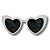 Óculos Escuro Coração JOMA para Festas - Imagem 4