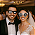 Kit 2 Óculos Escuro JOMA Para Casamento Noivo e Noiva - Imagem 2