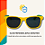 Kit 10 Óculos Escuro Clássico Joma Brasil Copa Mundo Torcida Verde Amarelo + Caneta Giz - Imagem 2