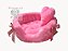 Cama Dengo Pelúcia Rosa, antialergica, lavável, macia e firme nas bordas. - Imagem 2
