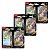 Kit 3 Blister Quadruplo Megaevolução Pokémon TCG - Imagem 1