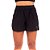 Shorts Poker Runner Vida Feminino Preto/Chumbo/Preto - Imagem 2