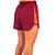 Shorts Poker Runner Vida Feminino Bordo/Laranja/Preto - Imagem 3