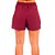 Shorts Poker Runner Vida Feminino Bordo/Laranja/Preto - Imagem 4