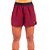 Shorts Poker Runner Vida Feminino Bordo/Laranja/Preto - Imagem 2