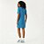Vestido Colcci Comfort Athleisure OU26 Feminino Azul Samawi - Imagem 4