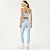 Calça Legging Colcci Perfect Fit OU26 Feminina Azul Claro - Imagem 5