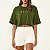 Camiseta Colcci Loose OU26 Feminina Verde Zayna - Imagem 1