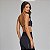 Top Alto Giro Eterno Liso Costas Decotada WT26 Preto - Imagem 4