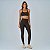 Legging Alto Giro Elástico Personalizado WT26 Marrom Noite - Imagem 1