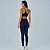 Legging Alto Giro Elástico Personalizado WT26 Azul Vinil - Imagem 4